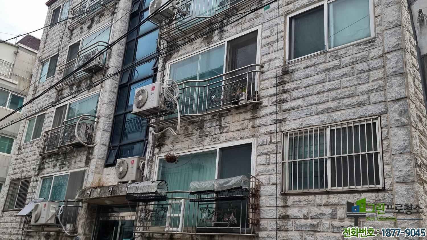 다가구 주택 외벽청소